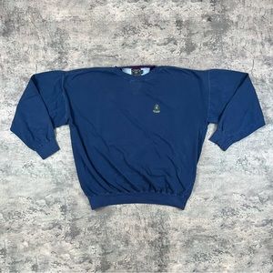 Vintage 90s Blue Chaps Ralph Lauren Crewneck Sweatshirt Size XL